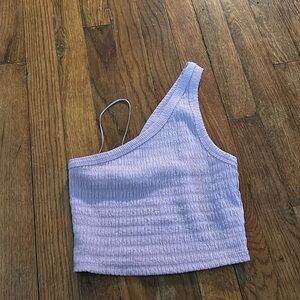 One strapped cropped tank